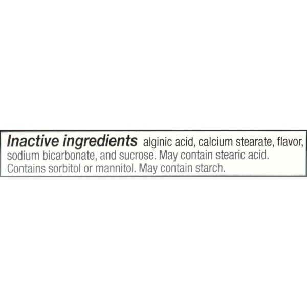 Gaviscon Extra Strength Chewable Antacid Tablets for Heartburn Relief, 100 Count - Image 6
